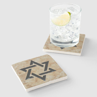 Star of David Stone Coaster
