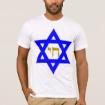 STAR of David & Symbol of  LIFE T-Shirt<br><div class="desc">jewish symbols</div>