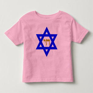 STAR of David & Symbol of  LIFE Toddler T-Shirt