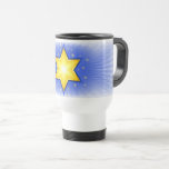 Star of David Travel Mug<br><div class="desc">Star of David Jewish religion Hanukkah digital art illustration</div>