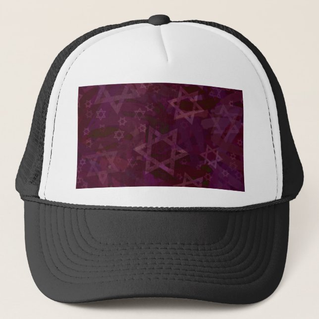 Star of David Trucker Hat (Front)
