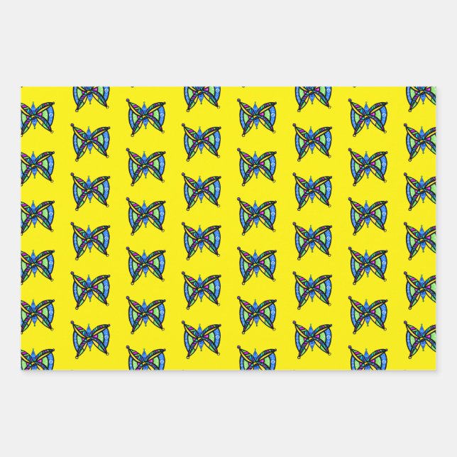 Star of David -  Wrapping Paper Sheet (Front)