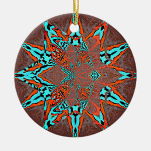 Star of Future Complexity Ceramic Ornament