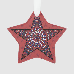 Star of Independence Acrylic Ornament