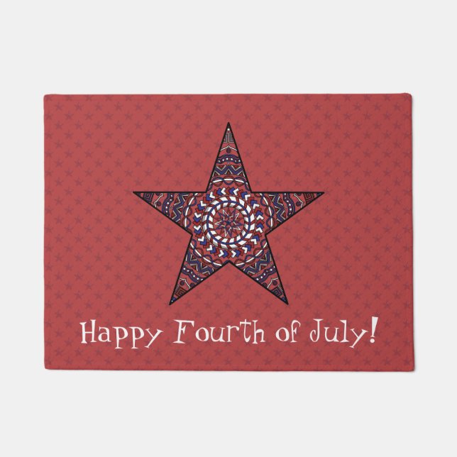 Star of Independence Doormat (Front)