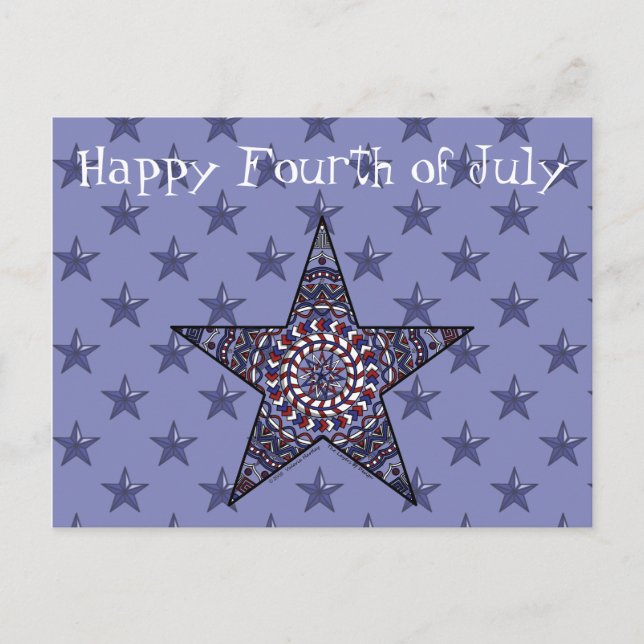 Star of Independence Postcard (Front)