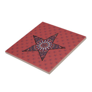 Star of Independence Tile