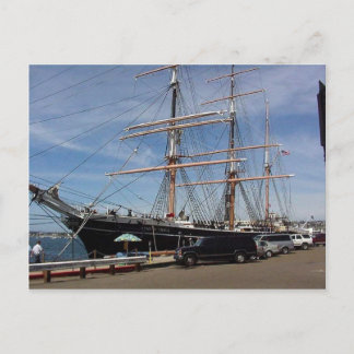 Star Of India At The San Diego Maritime Museum Postcard