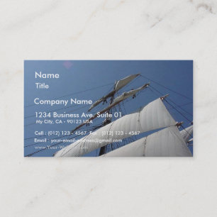 Star Of India Ship Sails Boat Business Card