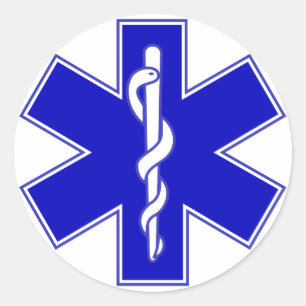 Star of Life Classic Round Sticker