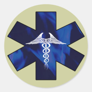 Star of Life Classic Round Sticker