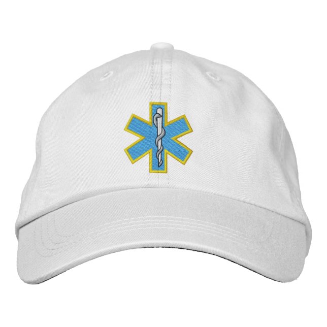 Star Of Life Embroidered Hat (Front)