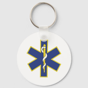 Star of Life Key Ring
