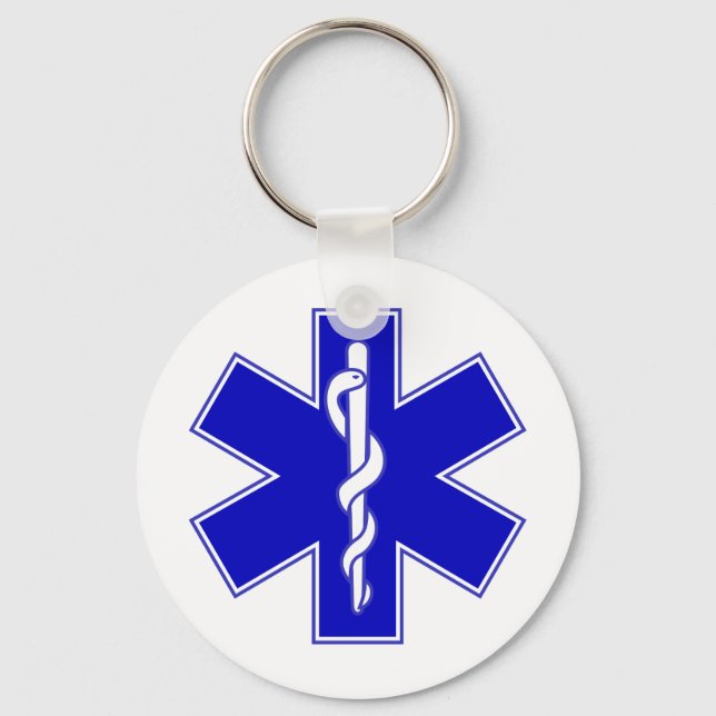 Star of Life Key Ring (Front)