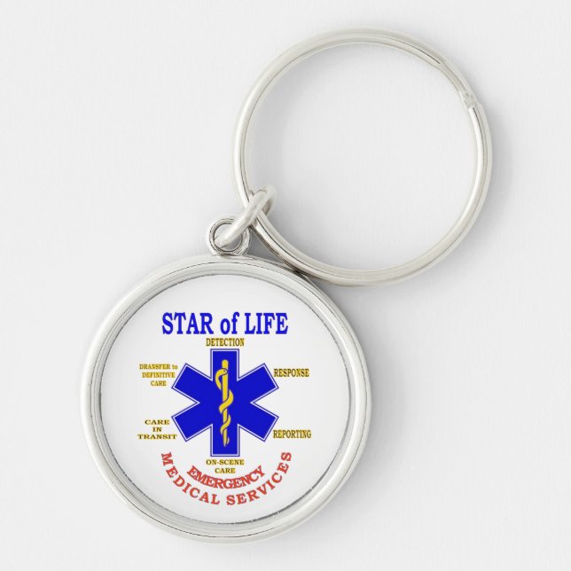 STAR of LIFE Key Ring (Front)