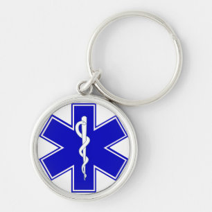 Star of Life Key Ring