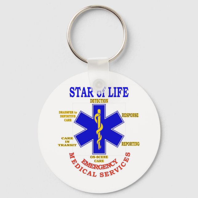 STAR of LIFE Key Ring (Front)
