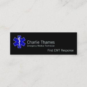 Star of Life Mini Business Card