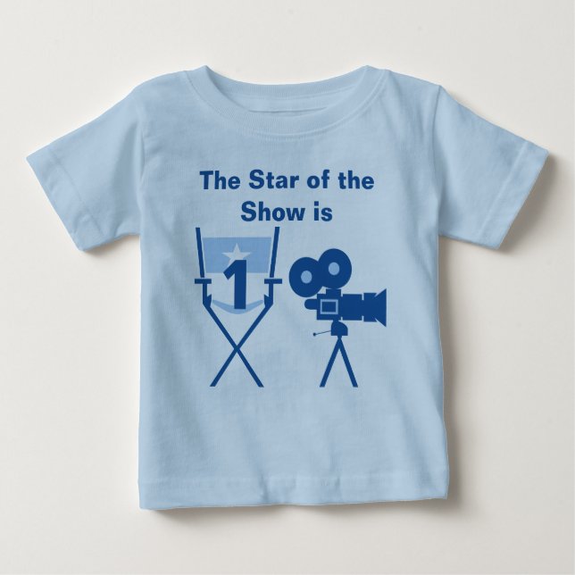Star of Show Customisable Birthday T-shirt (Front)