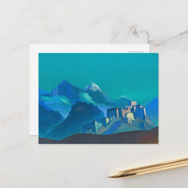 Star of the Morning by Nicholas Roerich Holiday Postcard (Front/Back In Situ)