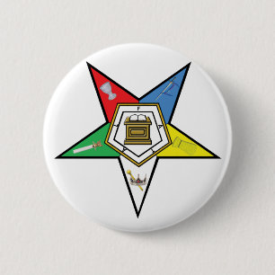 Star of the OES 6 Cm Round Badge