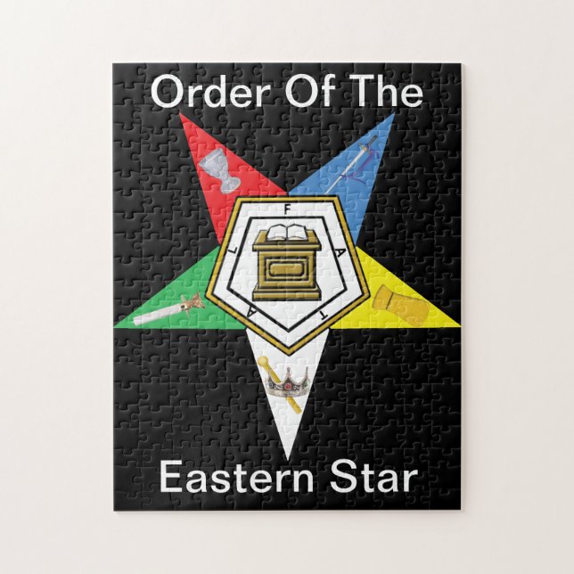 Star of the OES Jigsaw Puzzle (Vertical)