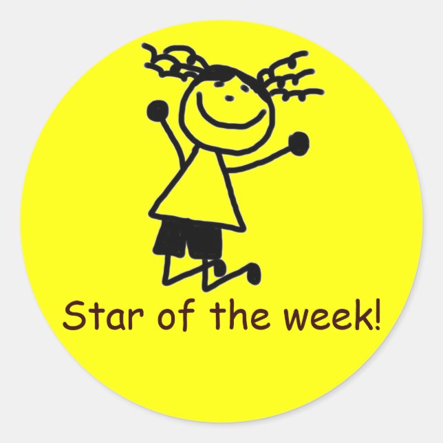 Star of the week sticker (Front)