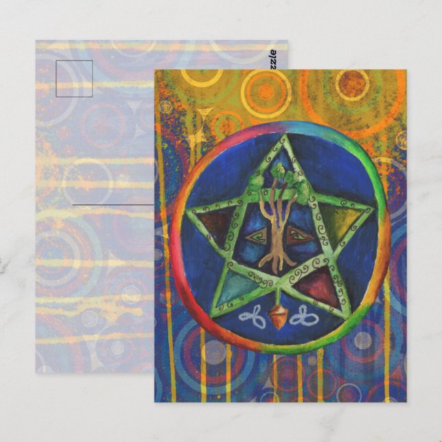 Star of Truth Celtic Postcard (Front/Back)