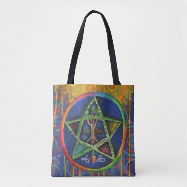 Star of Truth Celtic Tote Bag (Front)