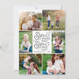 Star of Wonder Christmas Cards with Six Pictures