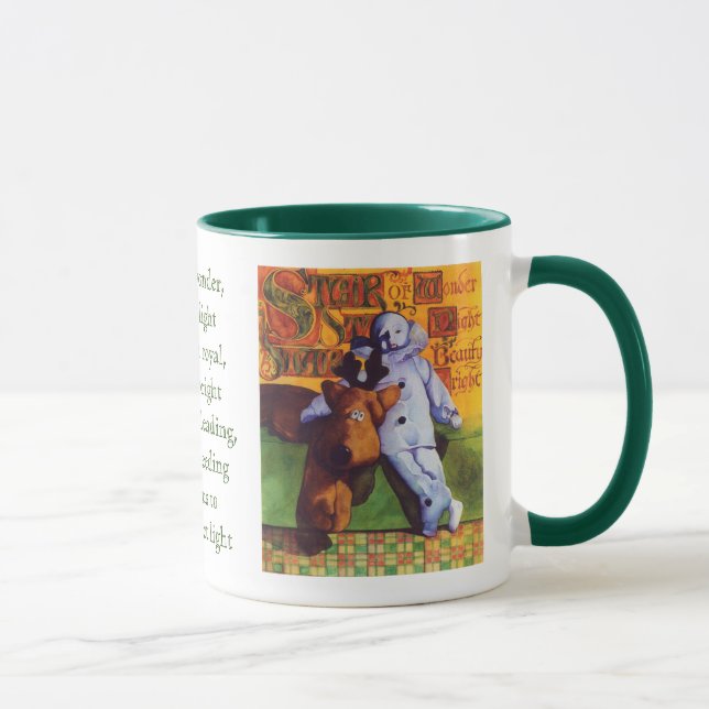 STAR OF WONDER Hunter Green Combo Mug (Right)