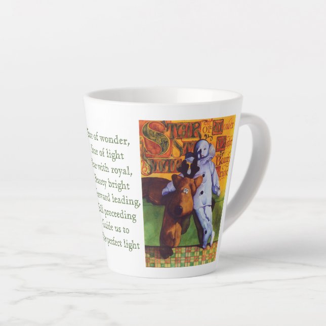 STAR OF WONDER Latte Mug (Right Angle)