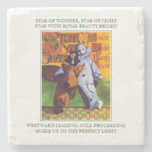 STAR OF WONDER Marble Stone Coaster + Lyrics