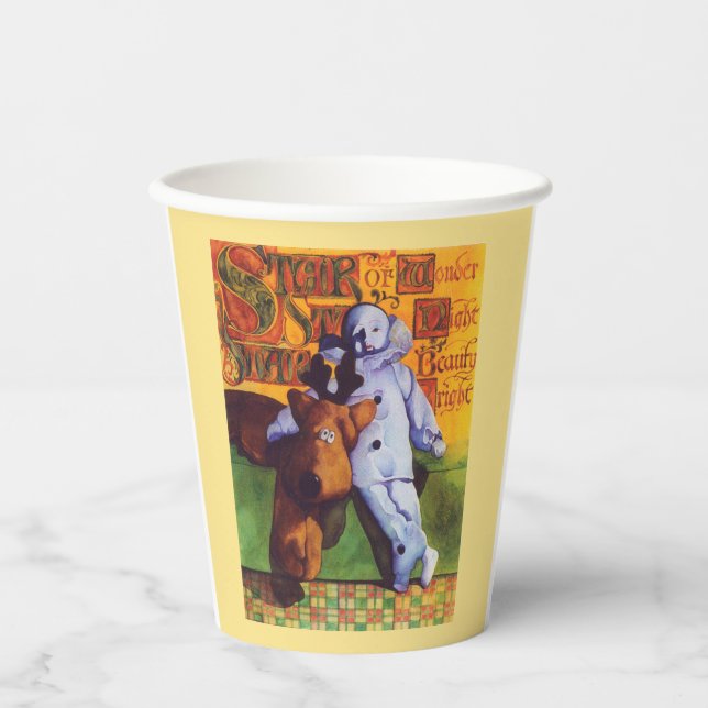STAR OF WONDER Paper Cups / Gold (Front)