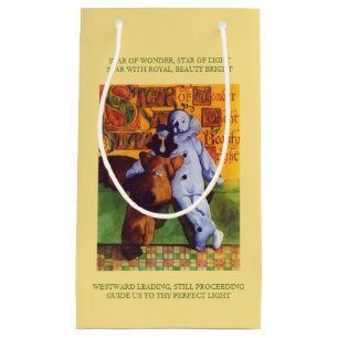 STAR OF WONDER Small Gift Bag - Gold