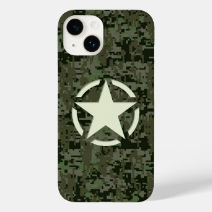 Star on Deep Woods Camo Background Case-Mate iPhone 14 Case
