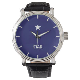 Star on Navy Blue Watch