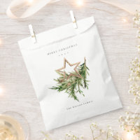 Star Ornament Pine Branch Fauna Merry Christmas