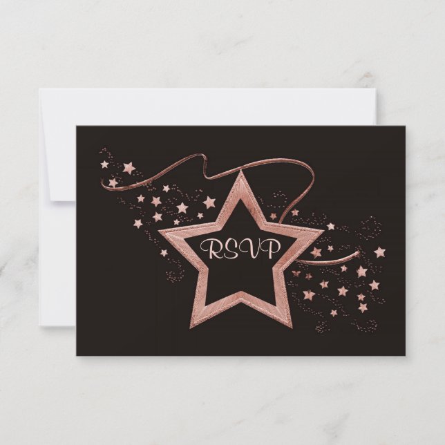 Star Patch (solid) RSVP Card (Front)