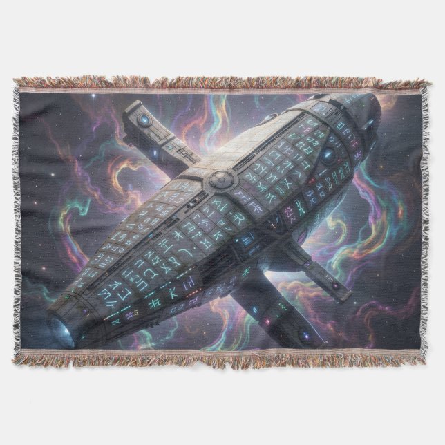 Star Path – Journey Through the Universe´7 Throw Blanket (Front)