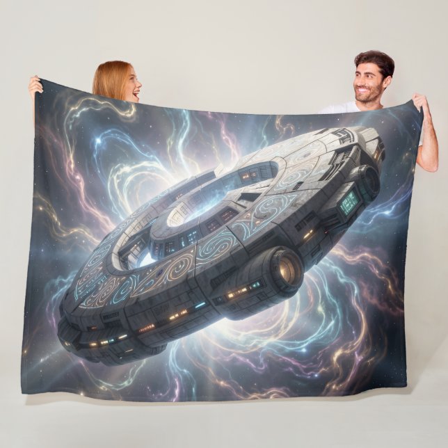 Star Path – Journey Through the Universe´8 Fleece Blanket (In Situ)