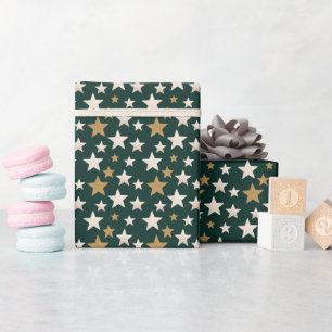 Star Pattern Elegant Classy Wrapping Paper