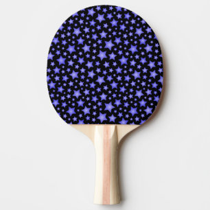 Star pattern ping pong paddle