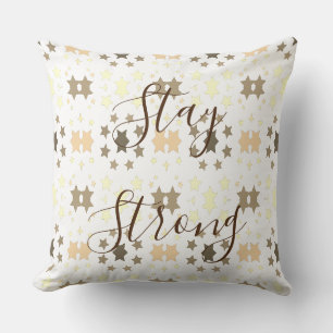 Star Pattern Stay Strong Pillow