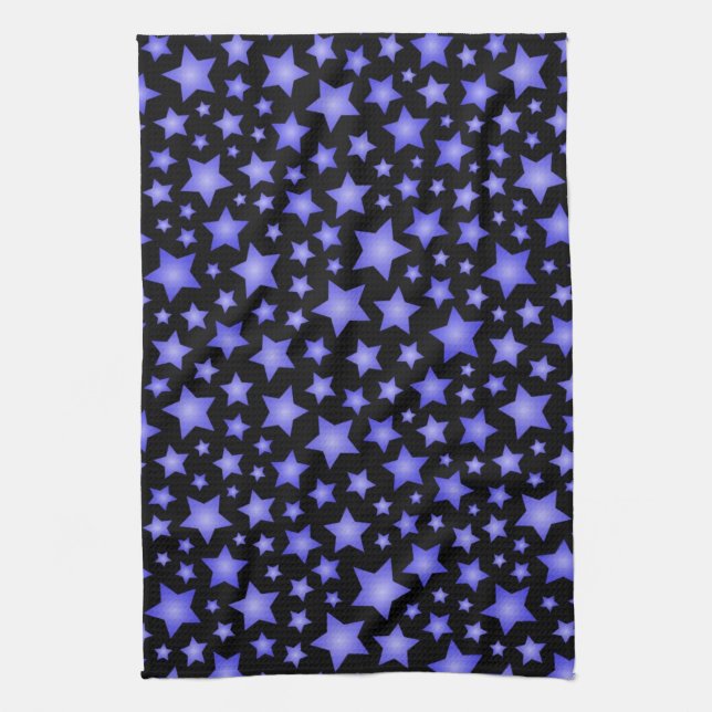 Star pattern tea towel (Vertical)