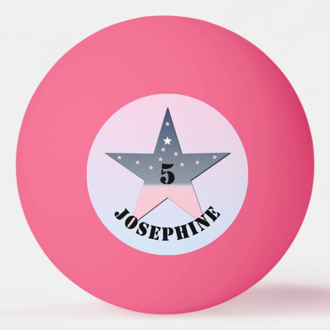 Star  ping pong ball (Front)
