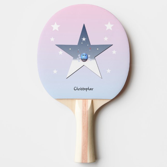 Star Ping Pong Paddle (Front)