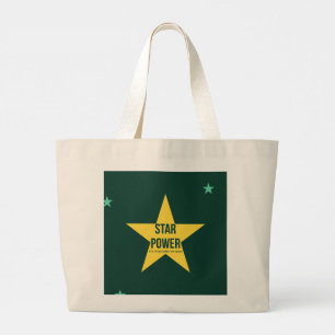 Star Power — 90s Maximalist  Tote Bag   Retro