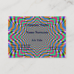 Star Psychedelic Business Card
