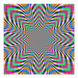 Star Psychedelic Photo Print